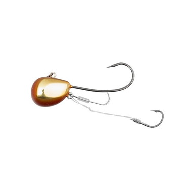 ジャッカル テンヤ 鉛式 ビンビンテンヤ鯛夢 10号 エビオレンジ/ゴールド