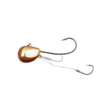 ジャッカル テンヤ 鉛式 ビンビンテンヤ鯛夢 12号 エビオレンジ/ゴールド