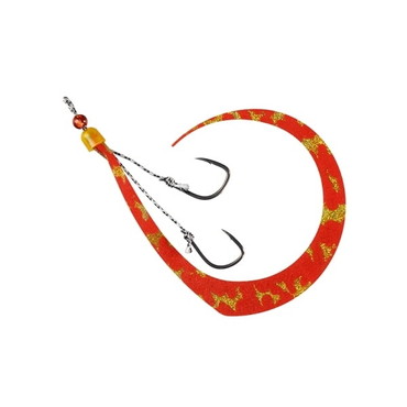 ジャッカル タイラバ 鯛ラバ ビンビンスイッチキャンディスペアラバーフックセット ショート オレンジゴールド