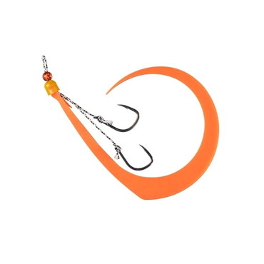 ジャッカル タイラバ 鯛ラバ ビンビンスイッチキャンディスペアラバーフックセット ショート ブライトオレンジ