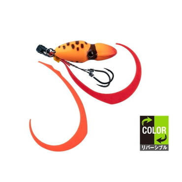 ジャッカル タイラバ 鯛ラバ TGビンビンスイッチ 60g スイッチオレンジ