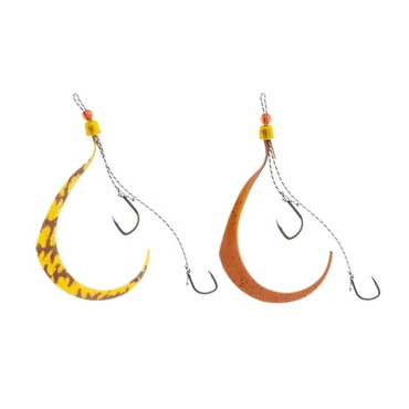 ジャッカル タイラバ 鯛ラバ 乱舞 ビンビンスイッチ スペアラバーフックセット #10/#10 エビオレ&コーラ