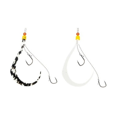 ジャッカル タイラバ 鯛ラバ 乱舞 ビンビンスイッチ スペアラバーフックセット 段差#10/#9 ケイムラ&グローセット