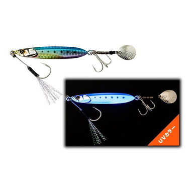 ジャッカル メタルジグ ビッグバッカー E-BLADE 30g UVイワシ