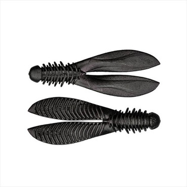 ジャッカル ワーム リビングバニー3.8インチ ストレートブラック