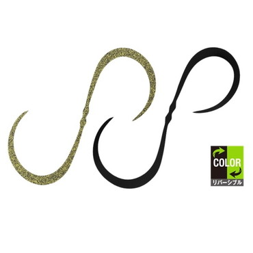 ジャッカル タイラバ 鯛ラバ ビンビン玉カスタムネクタイ カーリー リバーシブルクロキン