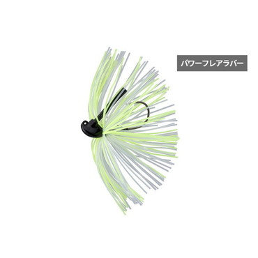 ジャッカル ラバージグ アナーキー パワーフレア 7g マジックライトチャート
