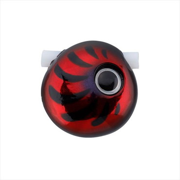 ジャッカル タイラバ 鯛ラバ 鉛式ビンビン玉スライドヘッド 80g シマシマブラックレッド