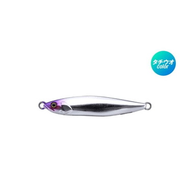 ジャッカル メタルジグ フラッグトラップ 80g タチウオColor UVミラーシルバー