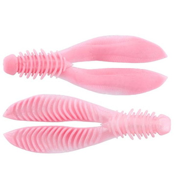 ジャッカル ワーム リビングバニー3.8インチ エラストマー イチゴミルク