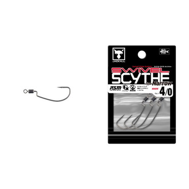 ジャッカル ワームフック スイベルサイス タイプナロー 4/0