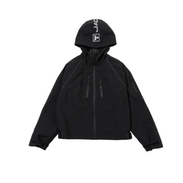 ジャッカル レインウェア JA-A003 ウェーディングショートジャケット ブラック S