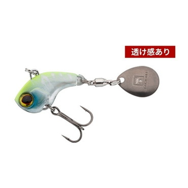 ジャッカル バスルアー デラクーファイン5g オーロラライムタイガー