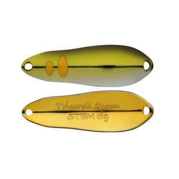 ジャッカル スプーン トリコロールスプーン ステム 6g 金アユ