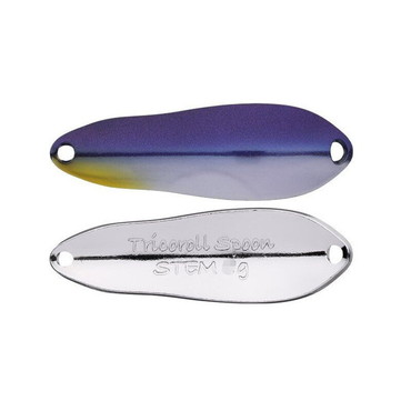 ジャッカル スプーン トリコロールスプーン ステム 6g スモークワカサギ