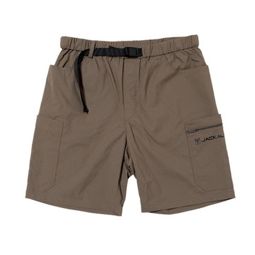 ジャッカル ウェア PA-B004 フィッシングショートパンツ ブラウン XL