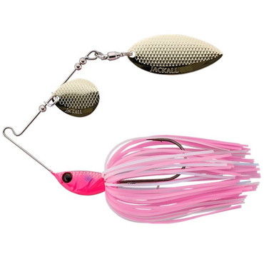 ジャッカル スピナーベイト  スーパードーンタンデムウィロー 1/4oz マッディキラーピンク