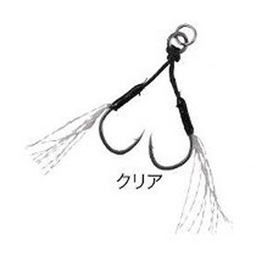 デュオ(DUO)  純正フック　ドラッグメタルＣＴ　ダブル　ＤＣ－ＷＣ　＃１４　ダブルクリアティンセル