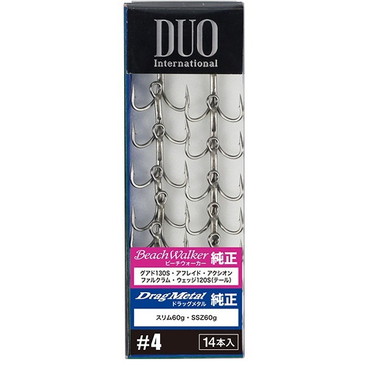 デュオ（ＤＵＯ）　ＳＷ用　純正トレブルフック　＃４