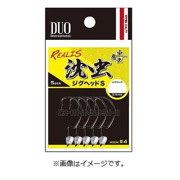 DUO デュオ ジグヘッド 沈虫ジグヘッド Sサイズ 1.8g #4