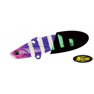 デュオ シーバスルアー メタルガレージ プレートバイブ20g タチウオカラー ムラサキピンクゼブラグロー