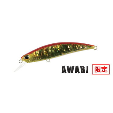 デュオ トラウトプラグ 24スピアヘッド リュウキ70S アワビ CCC4115 赤金アワビ