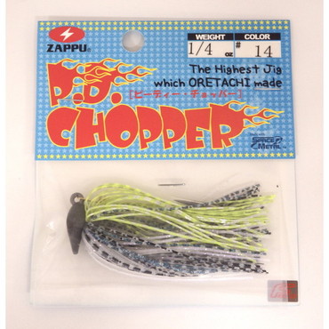 ザップ ラバージグ PDチョッパー 1/4oz #14 チャートニック