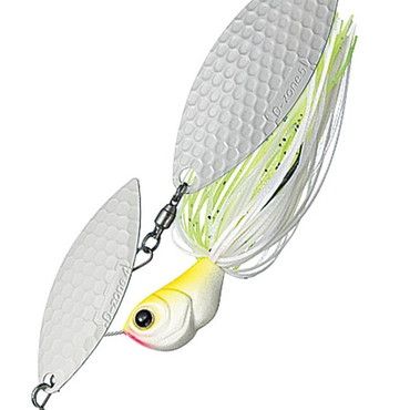 エバーグリーン スピナーベイト バズベイト Dゾーン 3/8oz ダブルウィロー #02 ホワイトチャート