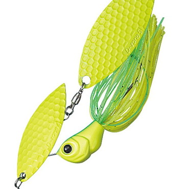 エバーグリーン スピナーベイト バズベイト Dゾーン 3/8oz ダブルウィロー #11 スーパーチャート