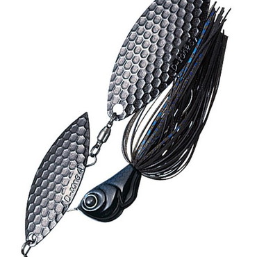 エバーグリーン スピナーベイト バズベイト Dゾーン 1/2oz ダブルウィロー #12 スーパーブラック