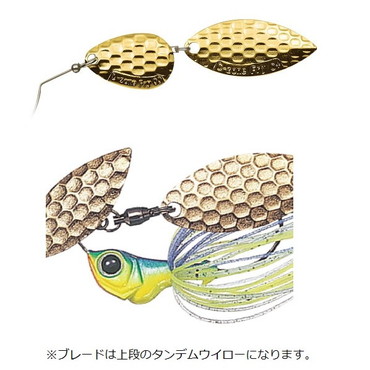 エバーグリーン Ｄゾーンフライ 1/4oz TW DZONE FRY #19ブルーバックチャート（ゴールド）