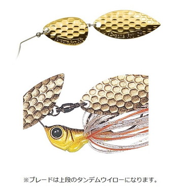 エバーグリーン　Ｄゾーンフライ　１／４ＯＺ　タンデムウィロー　＃２２　クロキン（Ｆ／Ｒ：ゴールド）