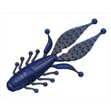 エバーグリーン ワーム キッカーバグ 3.3インチ ファットベイビー #96 ブラック&ブルー