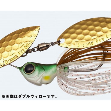 エバーグリーン スピナーベイト バズベイト DゾーンフライTG 1/4oz シングルウィロー #01 アユ