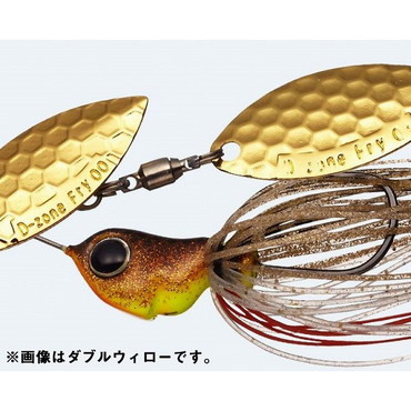 エバーグリーン スピナーベイト バズベイト DゾーンフライTG 1/4oz タンデムウィロー #22 クロキン