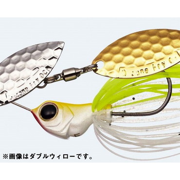 エバーグリーン スピナーベイト バズベイト DゾーンフライTG 1/4oz シングルウィロー #29 ホワイトチャートSG