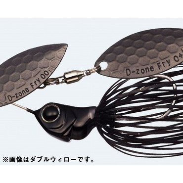 エバーグリーン スピナーベイト バズベイト DゾーンフライTG 1/4oz タンデムウィロー #48 マットブラック