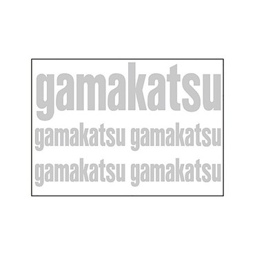 ガマカツ カッティング反射ロゴステッカー GM1837 LUXXEロゴ