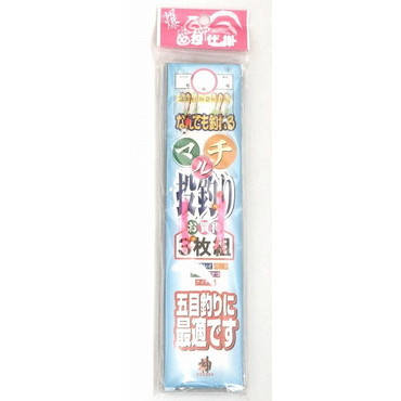 マルシン マルチ投釣リ3枚セット(3本針) 12号