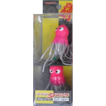 マルシン漁具 仕掛け ツートンタコブラ 50g ピンク/シルバー