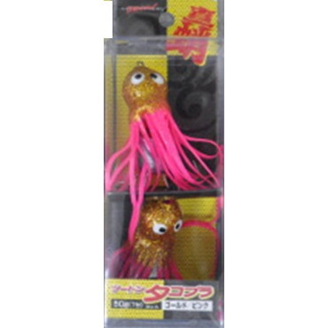 マルシン漁具 仕掛け ツートンタコブラ 50g ゴールド/ピンク