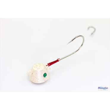 マルシン漁具 テンヤ TRD一つテンヤ パールホワイトゴールドラメ 8号