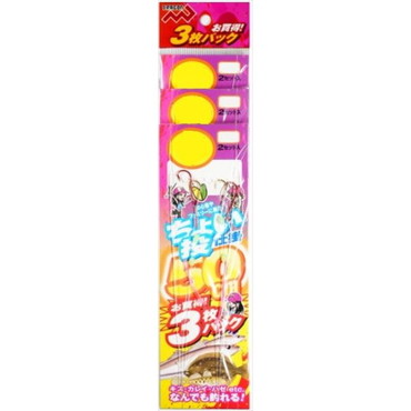 マルシン漁具 投げ釣り仕掛け ちょい投仕掛 50cm (3枚パック) 6号