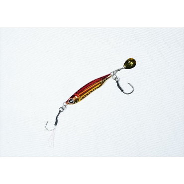 マルシン メタルジグ 直伝ジグ 海波 レッドゴールド 20g