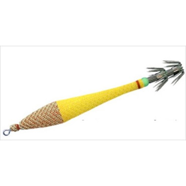 キーストン スッテ KS鉛スッテ 30号 R2 布巻 夜光 赤イエロー×白メタ