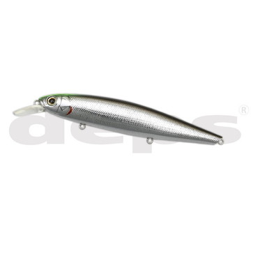 デプス オフショアプラグ バリソンミノー130SS #106 ブラックバックシルバー