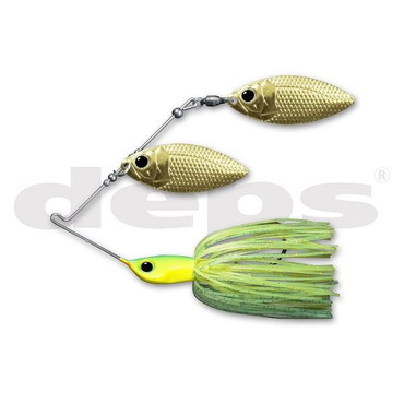 deps デプス スピナーベイト Bカスタム 3/8oz DW #04ライムチャート