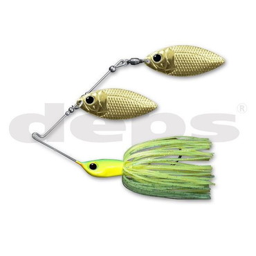 deps デプス スピナーベイト Bカスタム 5/8oz DW #04ライムチャート