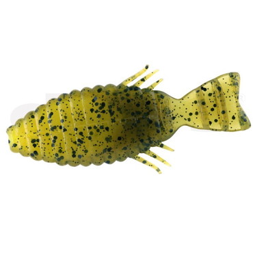 デプス ワーム ブルフラット 5.8インチ #52 グリーンパンプキン/チャートリュース