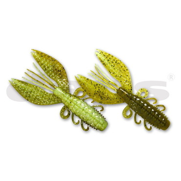 デプス ワーム スパイニークロー3.5インチ #52 グリーンパンプキン・チャートリュース